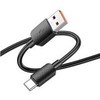 Cable USB A to USB C Hoco PD 6A 100W 1 m X96 juodas