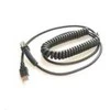 „Datalogic“ kabelis, USB, A tipas, suvyniotas, POT, CAB-524, 8 pėd.