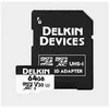 Atminties kortelė „Delkin Trail Cam Hyperspeed Micro SDXC“ 64 GB, 10 klasės UHS-I/U3 V30 (DDMSDAHS64GB) kortelė