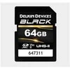 Delkin SDXC Juodas Rugged UHS-II R300/W250 (V90) 64GB (nauja)