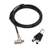 Dicota T-lock itin plonas V2 raktinis 3x7 mm viengubas apsaugos kabelis