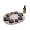 S1 Revival Hot Stone Spa Set - 8 Basalt Stones for Home Relaxation