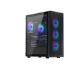 ENDORFY Case Ventum 400 ARGB, Průhledná bočnice, ATX, 4x120mm ARGB, juoda