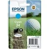 Epson Golf ball C13T34624010 rašalo kasetė Originalus Žydras 1 vnt