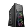 EUROCASE skříň ML N6-560B, ATX, 2x USB-A, 1x USB-C, 2x 120mm ARGB Fan, juoda