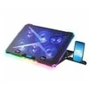Evolveo Ania 9 RGB aušinimo padėklas, reguliuojamas stovas profesionaliam nešiojamajam kompiuteriui
