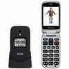 Išmanusis telefonas Evolveo EasyPhone FS, atverčiamas mobilusis telefonas 2.8" senjorams su įkrovimo stovu (geltonos spalvos)