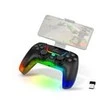 Pad Evolveo Ptero2, belaidis i przewodowy gamepad do PC, PS3/4/5, iOS, Android, Switch, juoda