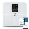 Svarstyklės Evolveo Salente BodyFit, chytrá osobní diagnostická fitness váha, Bluetooth, bílá