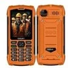 EVOLVEO StrongPhone H1, atsparus vandeniui, patvarus telefonas su dviem SIM kortelėmis, oranžinis
