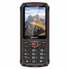 Mobilusis telefonas Evolveo StrongPhone W4, atsparus vandeniui, patvarus dviejų SIM kortelių telefonas, juodas-raudonas