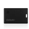 „EVOLVEO TrackCard“, „Bluetooth“ vietos nustatymo įrenginys su „Apple Find My“, juodas