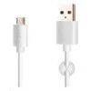 Fixed Fiksuotas USB/mikro USB 2m, balta