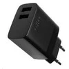 Fixed | Dual USB Travel Charger 17W and USB/USB-C Cable | FIXC17N-2UC-BK | N/A