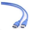 GEMBIRD CCP-USB3-AMAF-6 Aukštos klasės USB 3.0 prailginimo kabelis, USB A tipo kištukas - USB A tipo kištukas, 1,8 metro, mėlynas