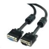 GEMBIRD CC-PPVGAX-10M-B Gembird Premium VGA-Ext. HD15m/HD15f dvigubai ekranuotas su 2 feritu, 10m, juodas