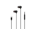 Genius HS-M368 ausinės su mikrofonu, juoda, Įstatomos į ausis (į ausis įkišamos tipo) ausinės, USB Type-C