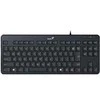 Klaviatūra ir pelė Genius LuxEMate 110, CZ / SK klaviatūra, klasikA, tylus vielos tipas (USB), juoda,