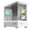 GIGABYTE C201 Panoramic Ice, Tower-case - baltas, Tempered Glass x 2