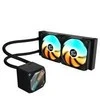 GIGABYTE vandens aušintuvas GAMING 240, 2x120mm, ARGB, LGA1851, AM5, juodas