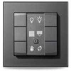 HomeMatic IP Homematic IP sieninis jungiklis - 6 dalių, antracitinis
