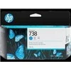 Hewlett Packard (HP) HP 738 (676M6A) Rašalinė kasetė, Žydra