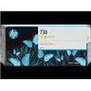 Hewlett Packard (HP) HP 738 (676M8A) Rašalinė kasetė, Geltona