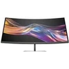 HP 738pu serijos 7 Pro lenktas TB4 įkrovimo monitorius - 37.5" 3840x1600 WQHD+ 400 nitų 60Hz AG, lenktas, IPS Juodas HDR 400, USB-C (100W/65W/15W)/HDMI/ DP Daisy-Chain, 5x USB-A, garsiakalbiai, RJ-45 LAN, reguliuojamo aukščio / pakreipimo / pasukimo, 3 metai (Z38c)