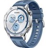 Išmanusis laikrodis Huawei Watch GT 5 Pro Active (42 mm), Sidabrinės spalvos korpusas su baltos spalvos dirželiu