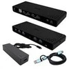 I-TEC universali dviguba 4K Ekrano prijungimo stotelė PD 85W + USB-C įkroviklis 100W
