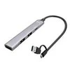 I-TEC USB-A/USB-C 4 prievadų HUB/1X USB-C 3.1+3X USB 2.0