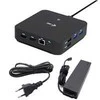 I-tec USB-C DP Dvigubas HDMI2xHDMI 4K 60Hz 1x USB-C (10Gbps) 5x USB-A (3x5Gbps) Maitinimo tiekimas 100W LAN Garsas + universalus įkrovimas 100W