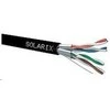 Montavimo kabelis Solarix STP, Cat6A, laidas, PE, ritė 500m SXKD-6A-STP-PE