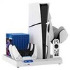 „iPega PG-P5S028“ universalus aušinimo įkrovimo stovas, skirtas PS5/PS5 Slim