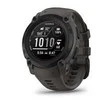 Išmanusis laikrodis Garmin Instinct E – 40 mm, juoda su anglies spalvos dirželiu