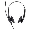 Jabra Biz 1500 Duo QD - Ausinės - su lankeliu ant galvos - Office/Call center - Juodas - Dvipusės - 0.95 m