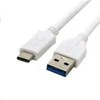 C-Tech C-TECH USB laidas, USB 2.0 AM į USB-C (AM/CM), 2m, baltas