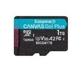 Atminties kortelė Kingston Technology 1TB Micro SDXC Canvas Go Plus Gen4 200MB/s A2 U3 V30 kortelė + adapteris