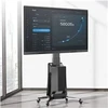 Laikiklis Fiber Mount Cabletech G85B - Profesionalus elektrinis mobilus televizoriaus stovas-vežimėlis LCD LED televizoriams 55" - 80"