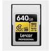 „Lexar Professional Gold CFexpress“ 640 GB atminties kortelė (LCAGOLD640G-RNENG)