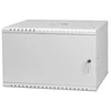 LEXI-Net 19" sieninis stelažas Basic 6U 520x350, skardos durys, be galinės sienelės, išlankstytas, pilkas