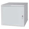 LEXI-Net 19" sieninė spinta Basic 9U 525x450, skardos durys, be nugaros, išlankstoma, pilka