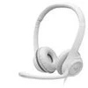 Ausinės Logitech H390, su laidu, Baltos