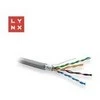 LYNX FTP kabelis Cat5e, PVC, 0.5mm, varinis, skirtas naudoti viduje, pilkas, dėžutė 305m