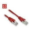 LYNX FTP jungiamasis kabelis Cat5e PVC, CCA, 10m, raudonas