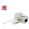 LYNX keystone STP Cat5e, savisriegis, sidabrinis