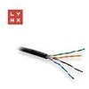 LYNX UTP kabelis Cat5e, PE (FCA), varinis, lauko sąlygoms, juodas, dėžutė 305m