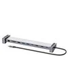 Manhattan MH 190398 10 viename prijungimo stotis USB (3.1) tipo C prie dviejų HDMI, kelių prievadų