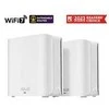 Asus | Dviejų juostų WiFi 7 AiMesh išplečiamas Maršrutizatorius | ZenWiFi BD4 (2pk) | 802.11be | 3600 Mbit/s | 3600 Mbit/s | Ethernet LAN (RJ-45) jungtys 2 | Tinklelio palaikymas Taip | MU-MiMO Taip | Antenos tipas Vidinis