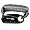 Karabińczyk su kablem Master Lock 1551EURDBLK